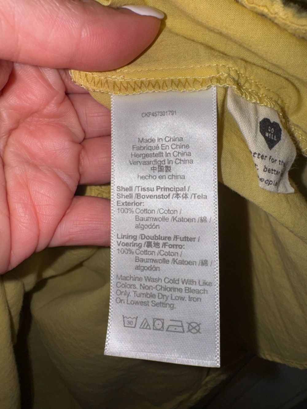 Madewell Yellow Eyelet Side Button Midi Skirt in Dream-On Daisy - Picture 11 of 12